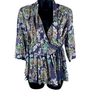 Anthropologie Jaase tassel tie bohemian top!